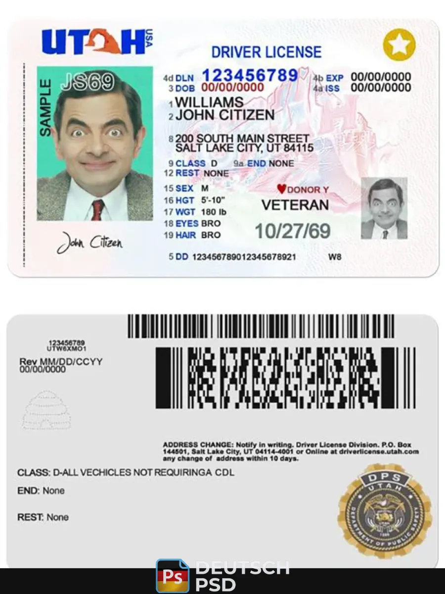 USA Utah Führerschein 2021 heute