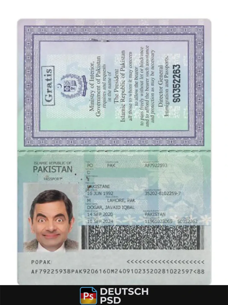 Pakistan Reisepass 2020 heute