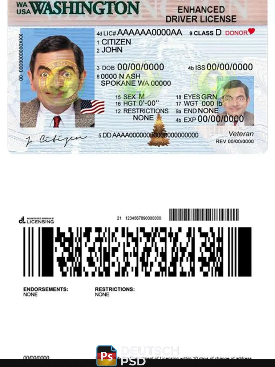 USA Washington Führerschein
