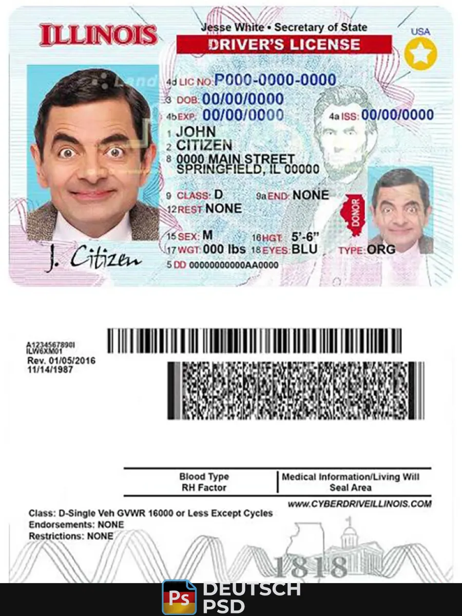 USA Illinois Führerschein