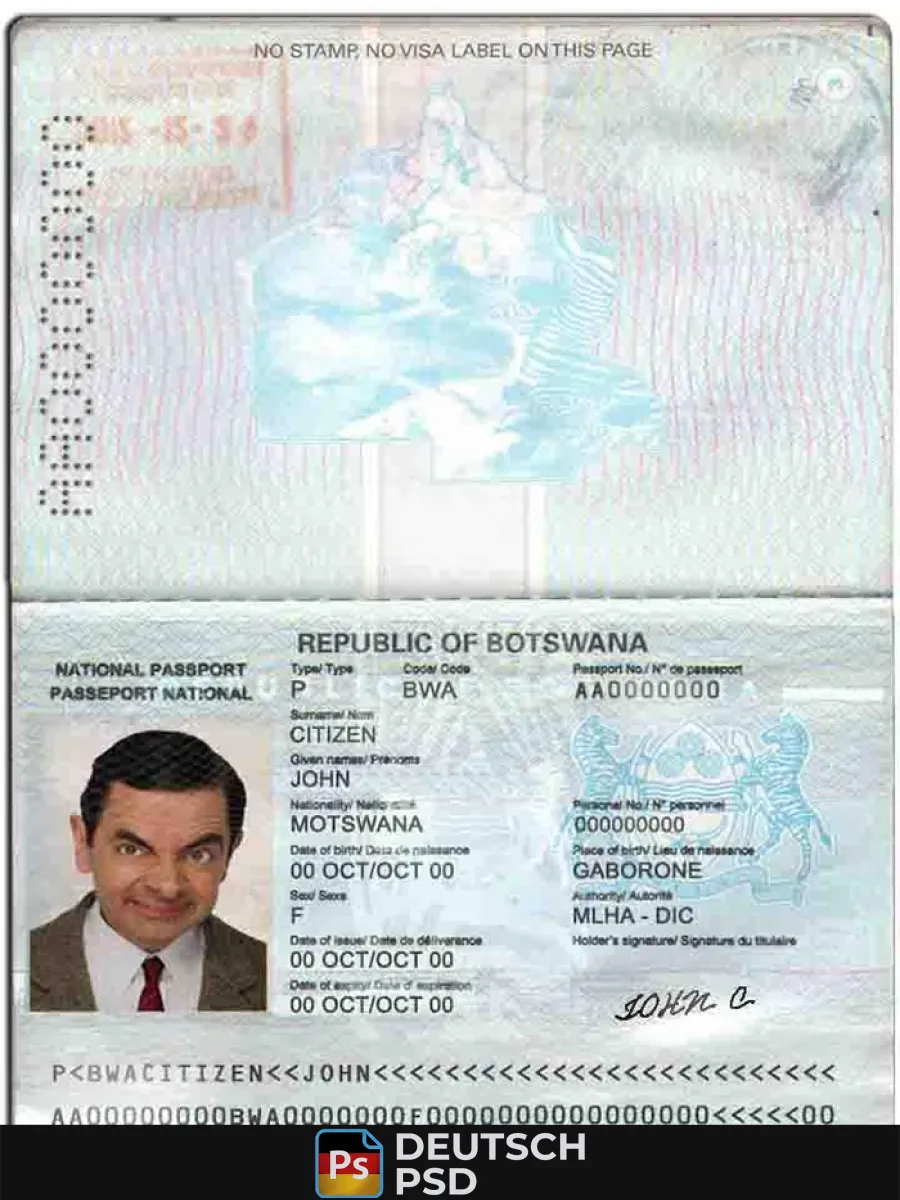 Botswana Reisepass