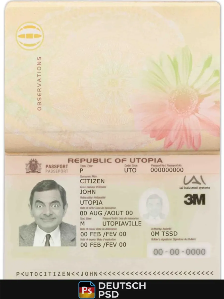Utopia Reisepass