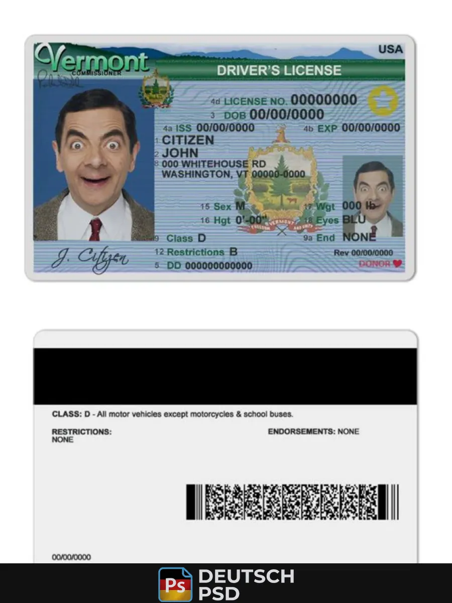 USA Vermont Dl 2004 2019