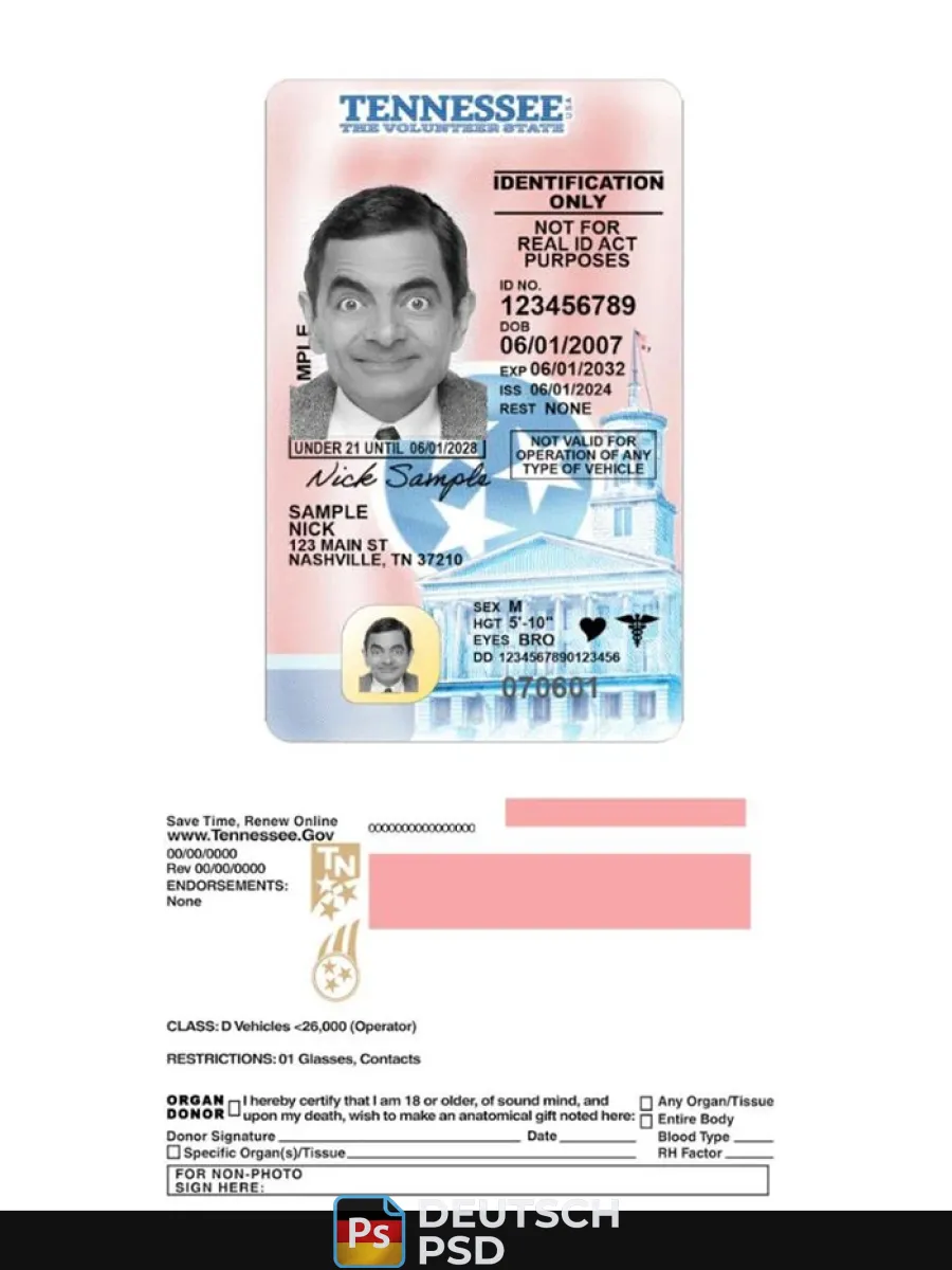 USA Tennessee unter 21 Führerschein 2024 heute