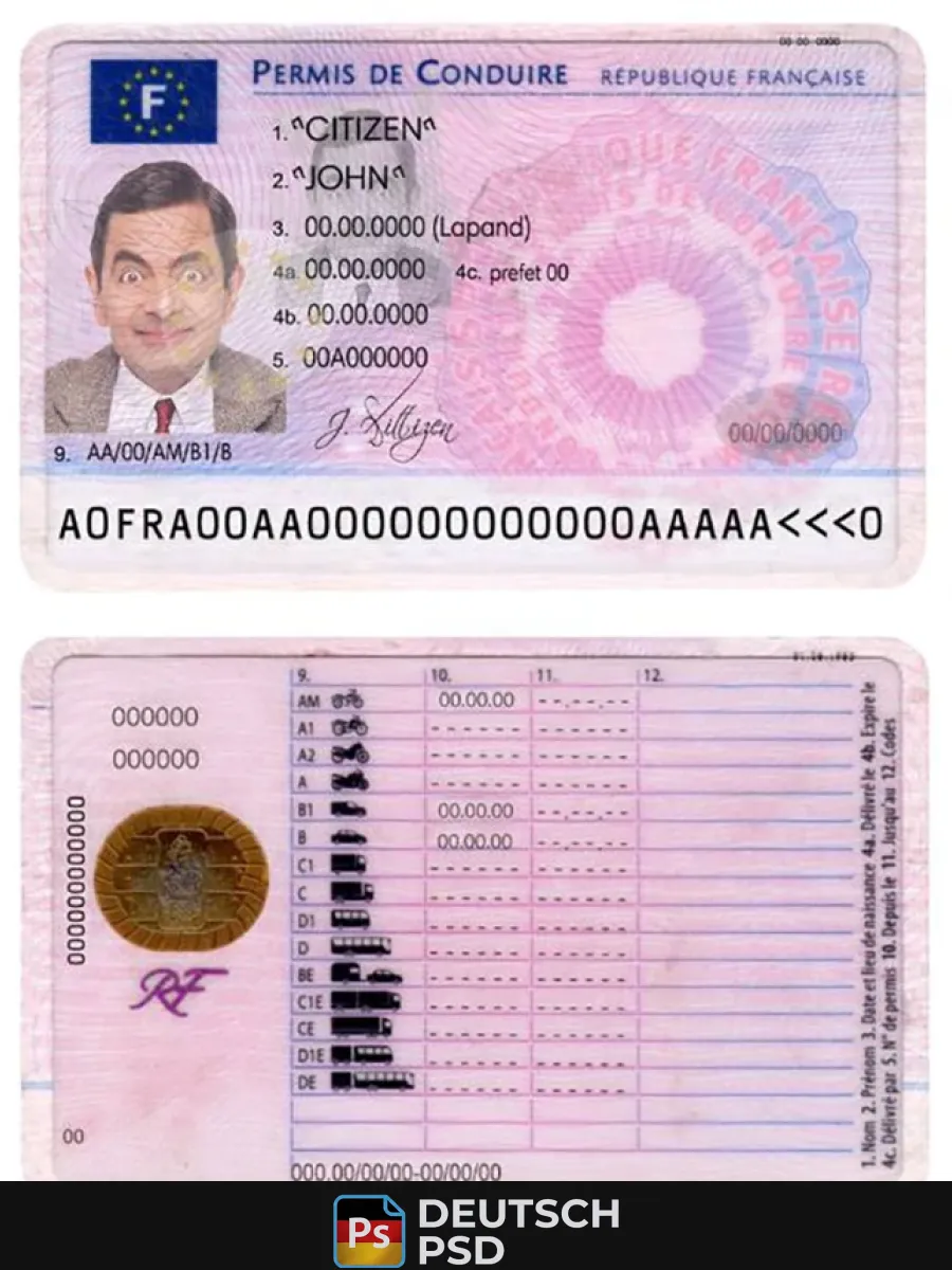 Frankreich Führerschein