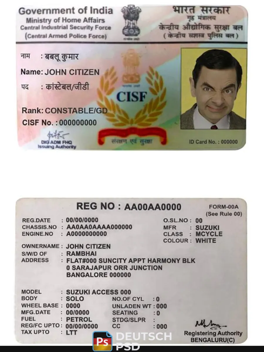 Indien Cisf Führerschein