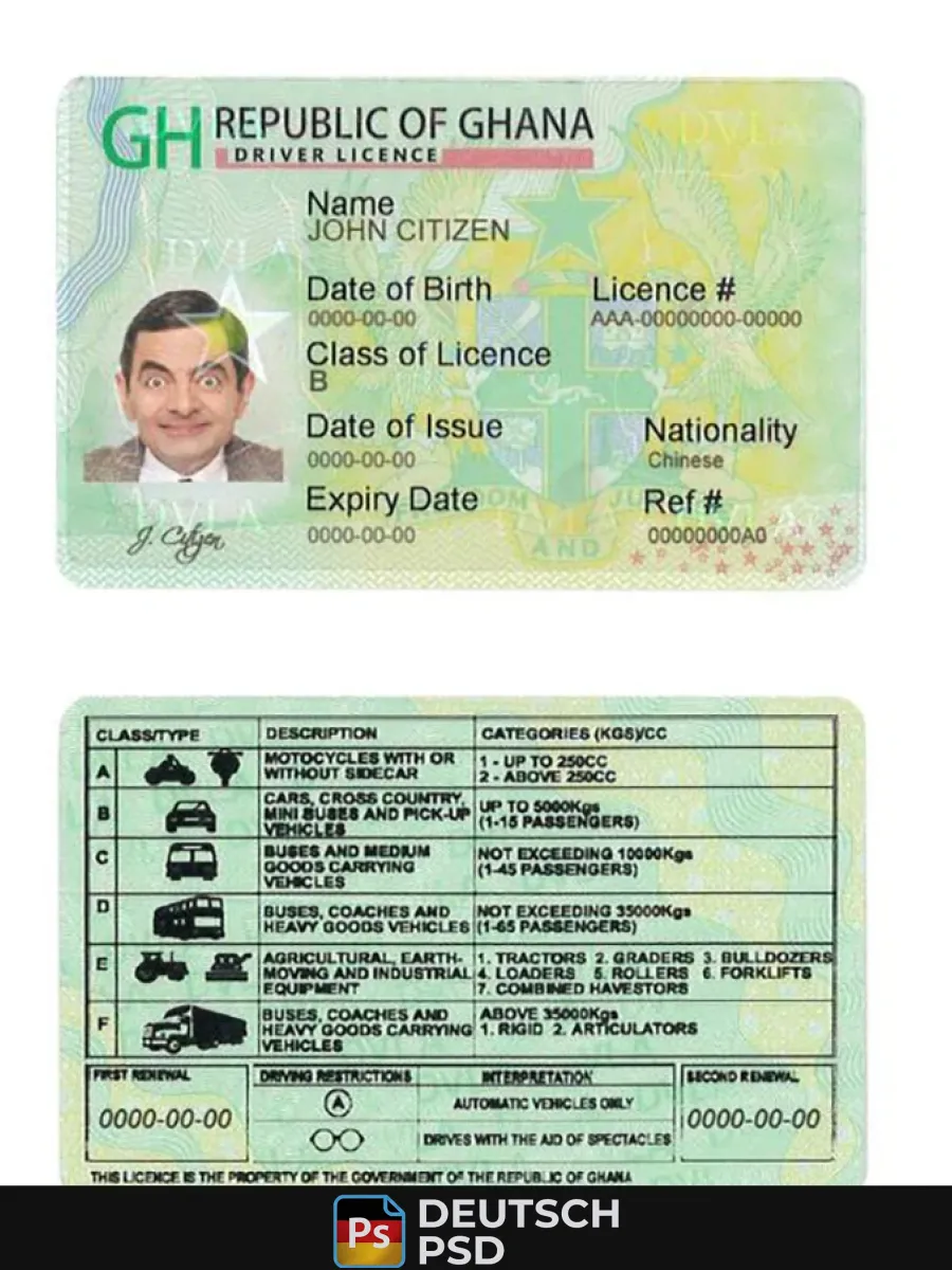 Ghana Führerschein